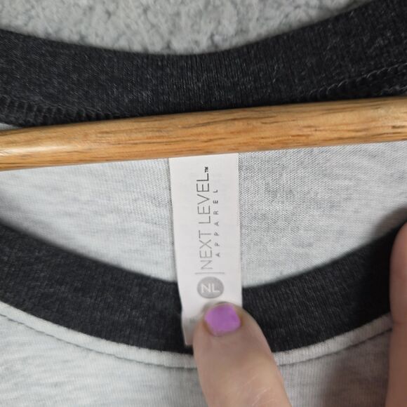 Harley Davidson Raglan T Shirt 2XL Gray Black Grunge Vintage Style Graphic Moto - Picture 3 of 12